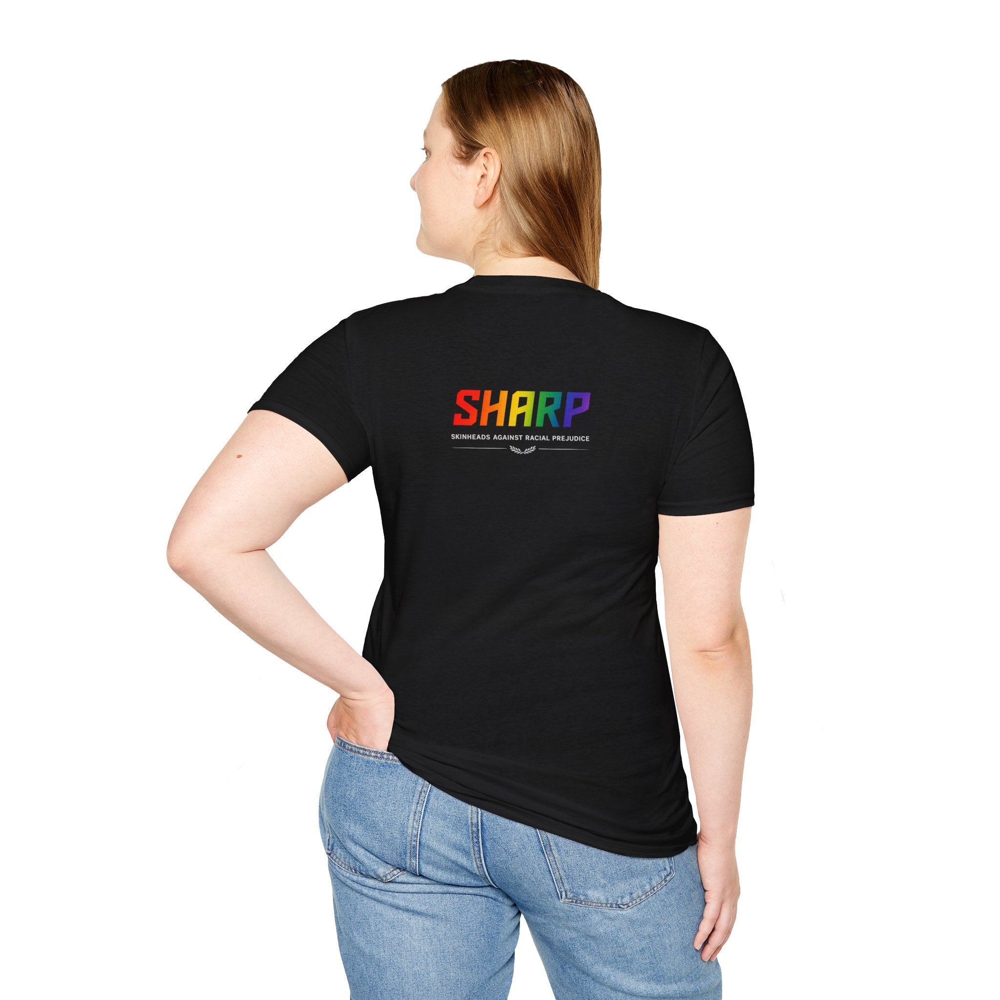 Sharp Pride T-Shirt Rainbow Lightning – getragen – 161.sharp