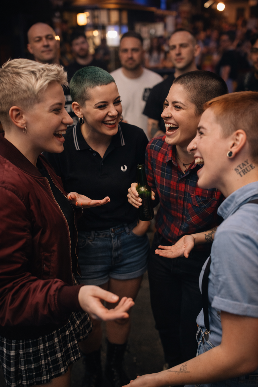 Gruppe beim Konzert