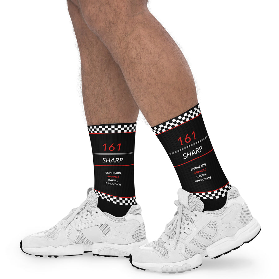 161 Terrace Socks Checkerboard – Seitenansicht – 161.sharp