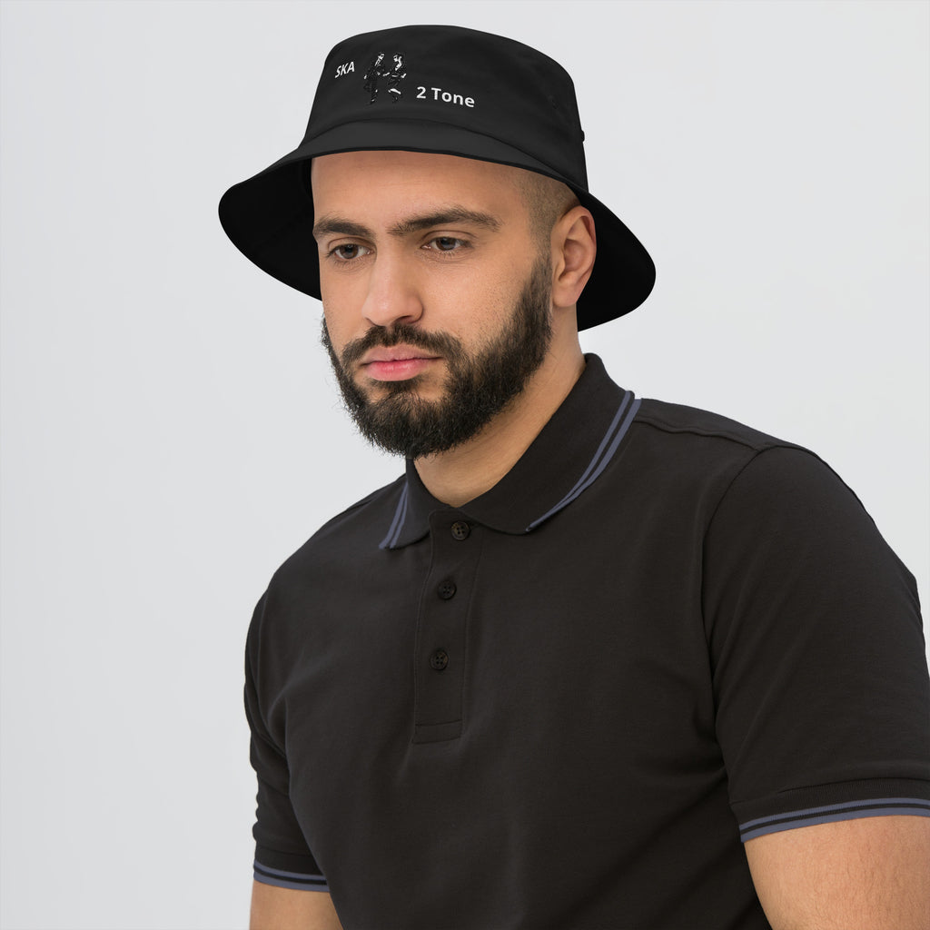 Old-School Bucket Hat – Vorderseite – 161.sharp