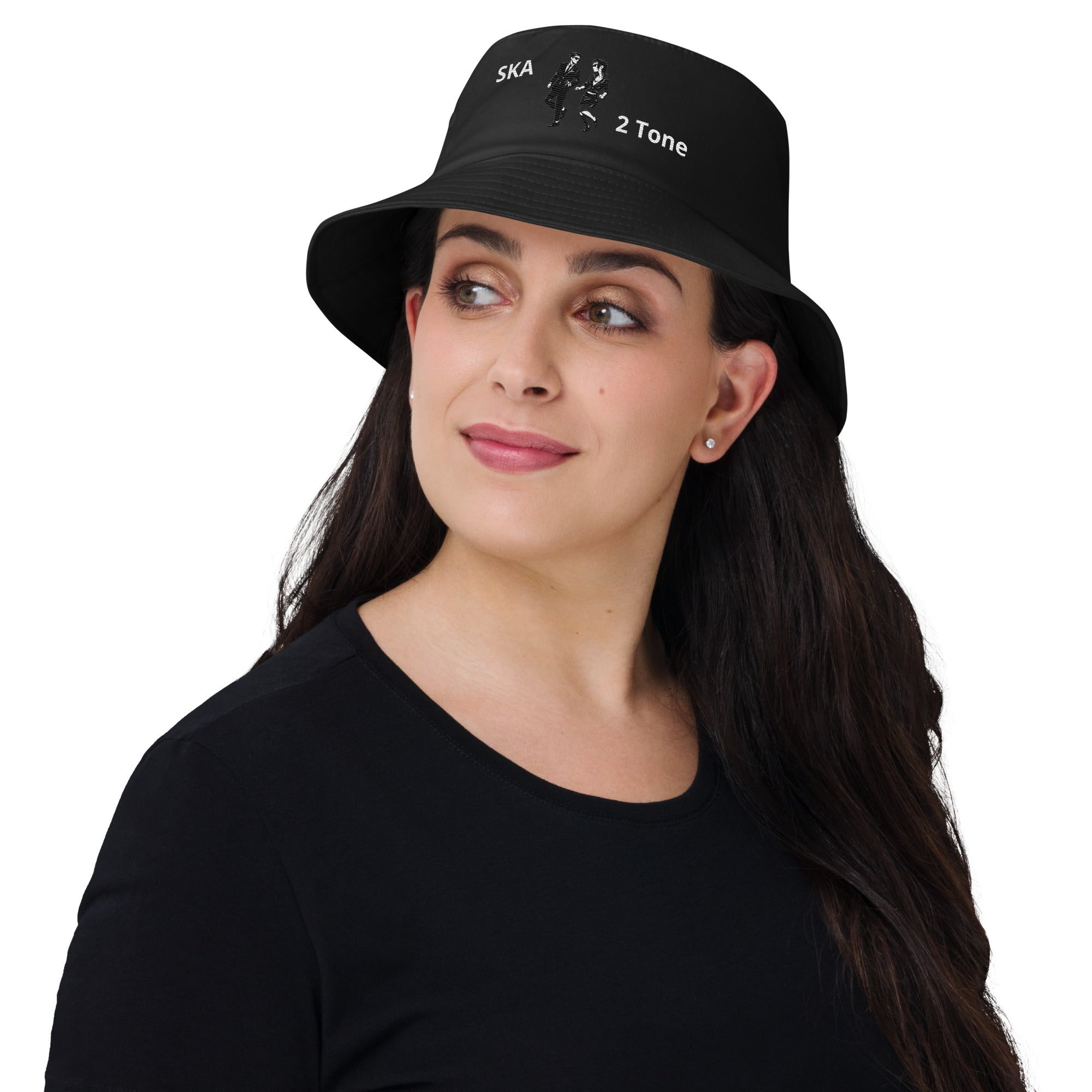 Old-School Bucket Hat – Seitenansicht – 161.sharp