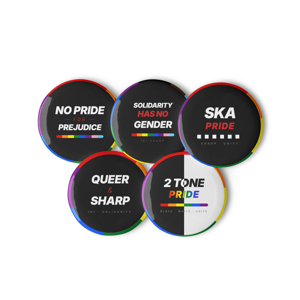 Pride Button-Set — Rueckseite 2.25 Zoll