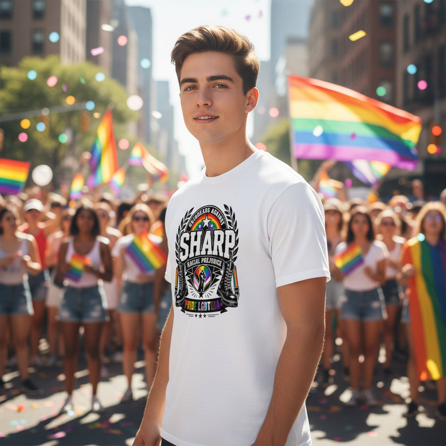 SHARP Skinhead Shirt Pride and Proud – Vorderseite – 161.sharp