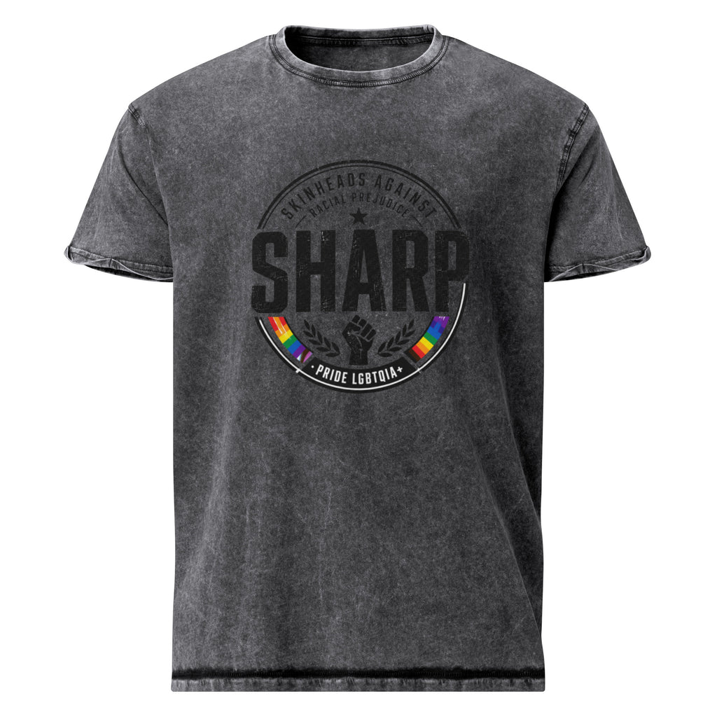 Denim-T-Shirt SHARP Pride Statement – Rückseite – 161.sharp